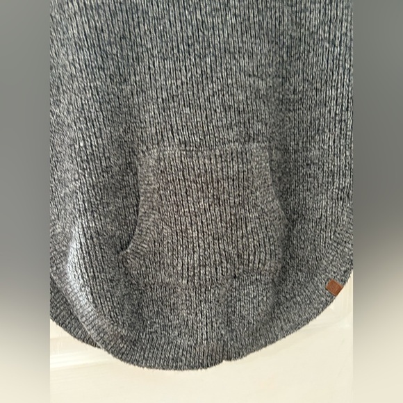 Roots kids cabin poncho shawl grey size small/medium girls - Picture 3 of 10